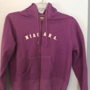Niagara university zip up hoodie jacket